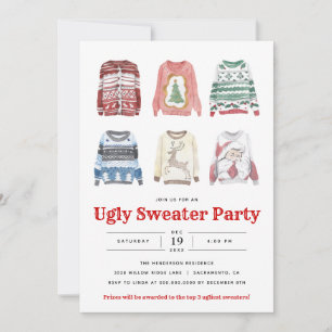 Convite Festa de Natal Ugly Sweater