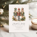 Convite Festa de Natal Vintage Nutcrackers<br><div class="desc">Convide todos os seus amigos e familiares para a sua festa de Natal com este convite vintage de piratas!</div>