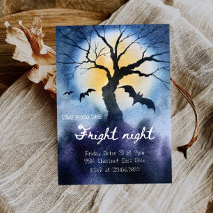Convite Festa de Noite de Fright - Festa Spooky & Divertid
