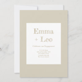 Convite Festa de Noivado 