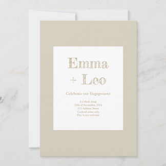 Convite Festa de Noivado 