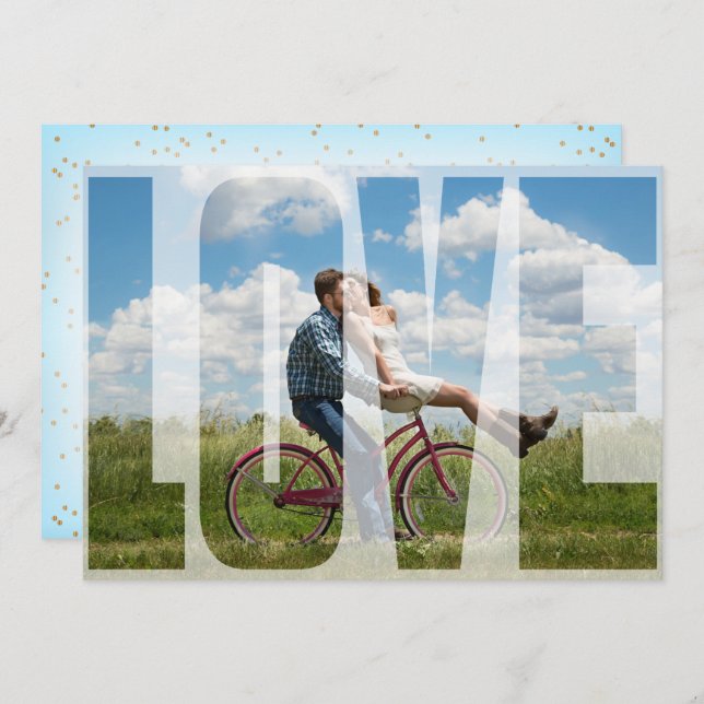 Convite Festa de Noivado  (Frente/Verso)