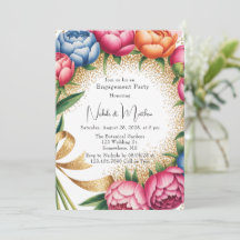 Festa de noivado brilhante do Buquê de pedônia