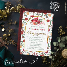 Festa de noivado Colorida Floral Blooms