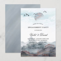 Festa de noivado de Aquarela Japonesa