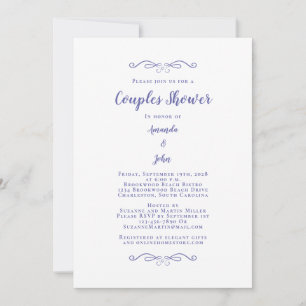 Convite Festa de noivado De Casamento De Chás Muito Peri