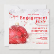 Festa de noivado de Natal da Magia de inverno