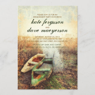 Convite Festa de noivado de Quebra da Frente de Água da Ca