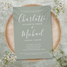 Festa de noivado de Sage de Script de Assinatura S