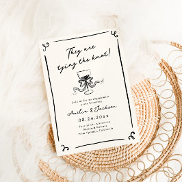 Convite Festa de noivado Desenhada Da Mão