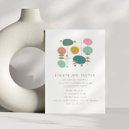 Convite Festa de noivado do Meio século da Era Atômica Ret