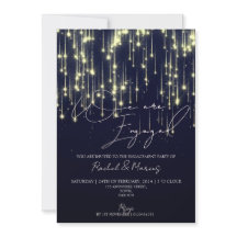 Festa de noivado Elegante Moderna de Caligrafia