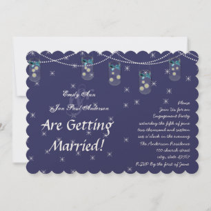 Convite Festa de Noivado em Pote de Pedra com Flores Amare