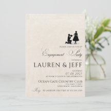 Festa de noivado feliz