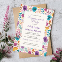 Festa de Noivado Romântico Floral Amor em Flor