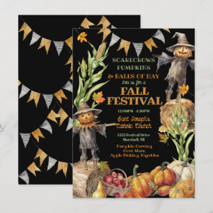 Convite Festa de Outono Organização Religiosa de Festa de 