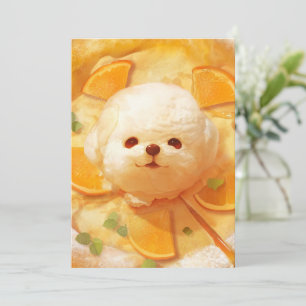 Convite Festa de Panqueca: Sorvete do Cachorro Sorridente