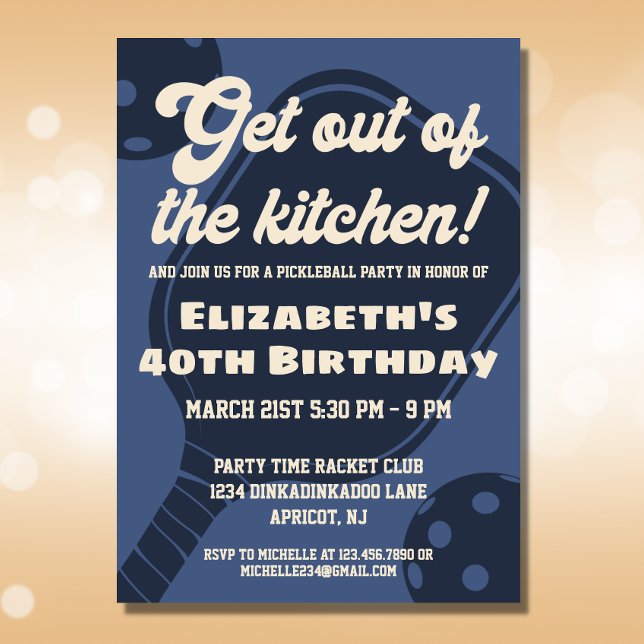 Convite Festa de Pickleball do Exército Esportes Paddles A (Criador carregado)