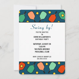 Convite Festa de Picleball