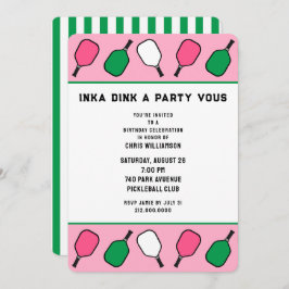 Convite Festa de Picleball