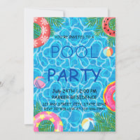 Festa de piscina com Bolas Coloridas de Praia e An