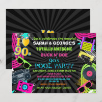 Festa de Piscina de Casais Neon Totalmente Incríve