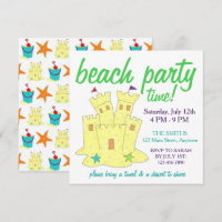 Festa de Piscina de Summer Beach, Sandcastle Starf