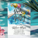 Convite Festa de Piscina de Verão Aquarela Doce 16 Anivers<br><div class="desc">Mergulhe em celebração com nosso Festa de Piscina de Verão, Watercolor Sweet 16 Aniversário! Perfeito para um apogeu e na moda do 16º aniversário, este convite apresenta uma vibrante arte de aquarela com uma animada cena piscina e balões coloridos flutuando acima. A tipografia moderna e nítida mostra claramente todos os...</div>