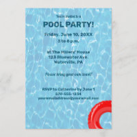 Festa de piscina debaixo da água