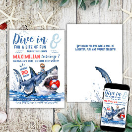 Convite Festa de Piscina do Shark Ride 2