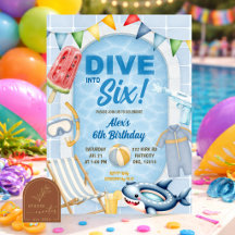 Festa de piscina para meninos: Mergulhe em qualque