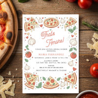 Festa de Pizza Italiana That's Amore Chá de Noiva