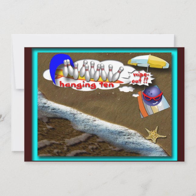 Convite Festa de Praia (Frente)