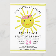 Festa de primeiro aniversario Amarelo-Cinto-Sol