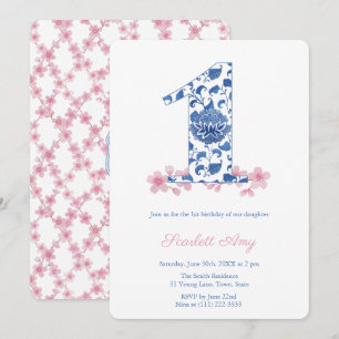 Convite Festa de primeiro aniversario da Garota do Pré-Di