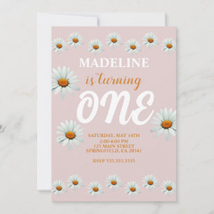 Convite Festa de primeiro aniversario Daisy Girls