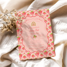 Festa de primeiro aniversario de Berry First Straw