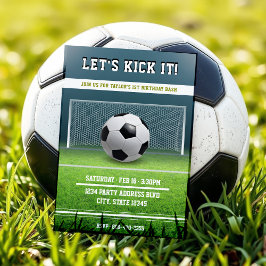 Convite Festa de primeiro aniversario de Futebol do Campo 