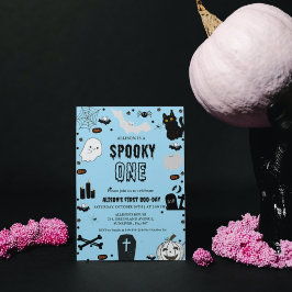 Convite Festa de primeiro aniversario de Garota Fantasma d