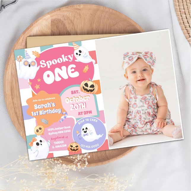 Convite Festa de primeiro aniversario de Groovy no Dia das (Criador carregado)