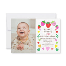 Festa de primeiro aniversario de Morango