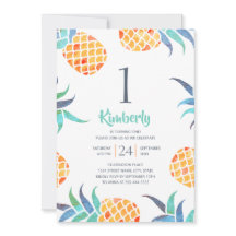 Festa de primeiro aniversario de praia de Pineappl