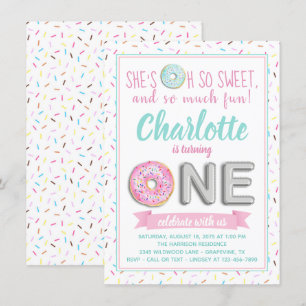 Convite Festa de primeiro aniversario do Balão de Folha d