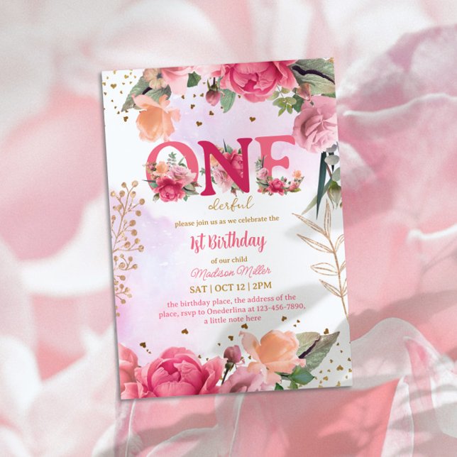 Convite Festa de primeiro aniversario do Blogue Flor (Criador carregado)