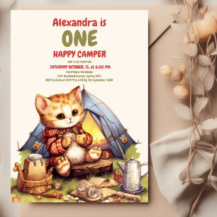 Convite Festa de primeiro aniversario do Boho One Happy