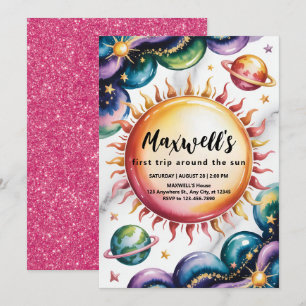 Convite Festa de primeiro aniversario do Espaço Pensado