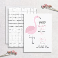 Festa de primeiro aniversario Flamingo Cor-de-rosa