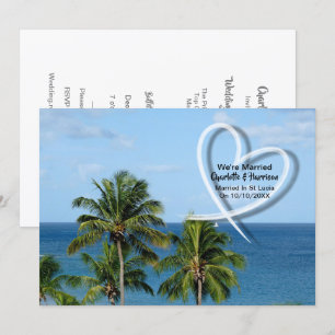 Convite Festa de Recepção de casamento postada Casada em