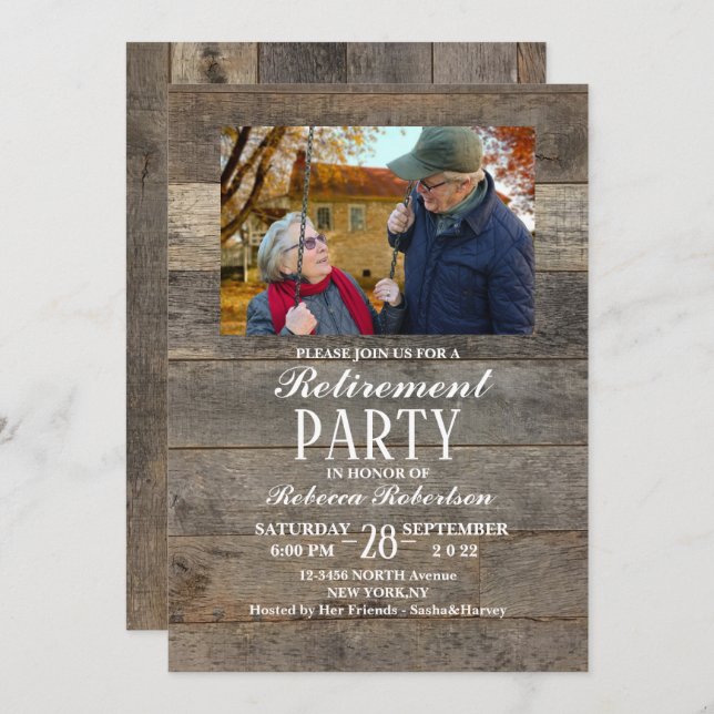 Convite Festa de Reforma Rústica do País Ocidental (Frente/Verso)