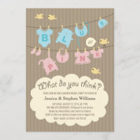 Festa de Revolução de Gênero Bebês Azul ou Rosa Co